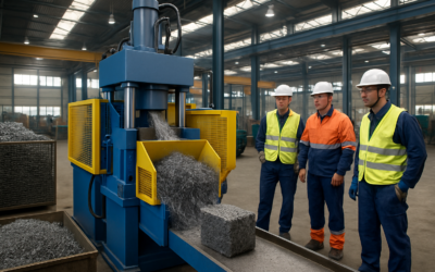 Briquetage des copeaux de fonte : techniques efficaces et avantages pour l’industrie métallurgique