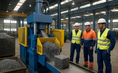 Briquetage des copeaux de fonte : techniques efficaces et avantages pour l’industrie métallurgique